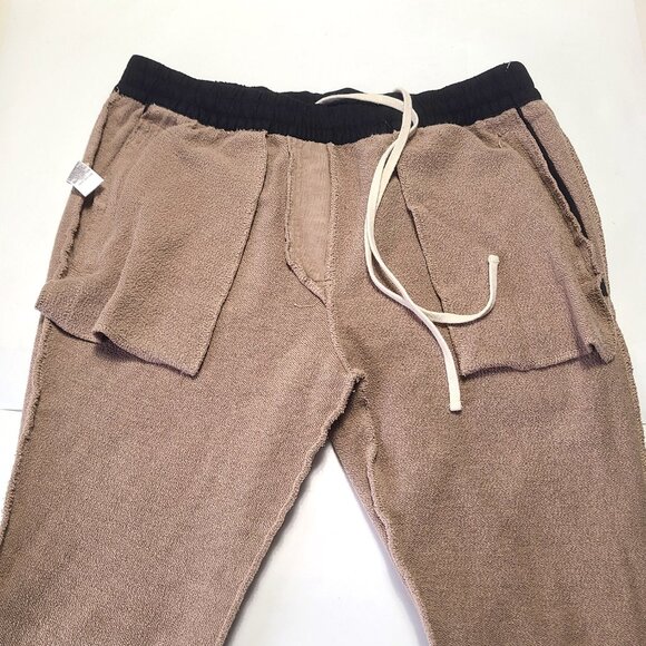 Fear Of God Essentials Drawstring Ankle Zip Sweatpants Size Large Skinny Fit - Picture 9 of 15